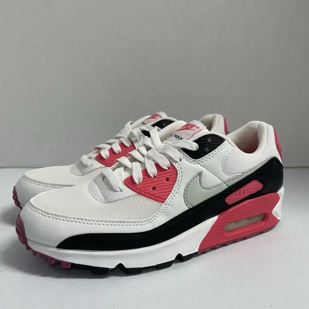 Nike Air Max 90 Aster Pink DH8010 105 Size 9 Women Size 7.5 Men White Black
